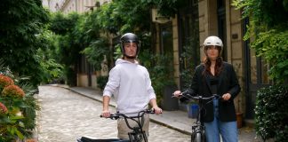 cyclistes à Paris