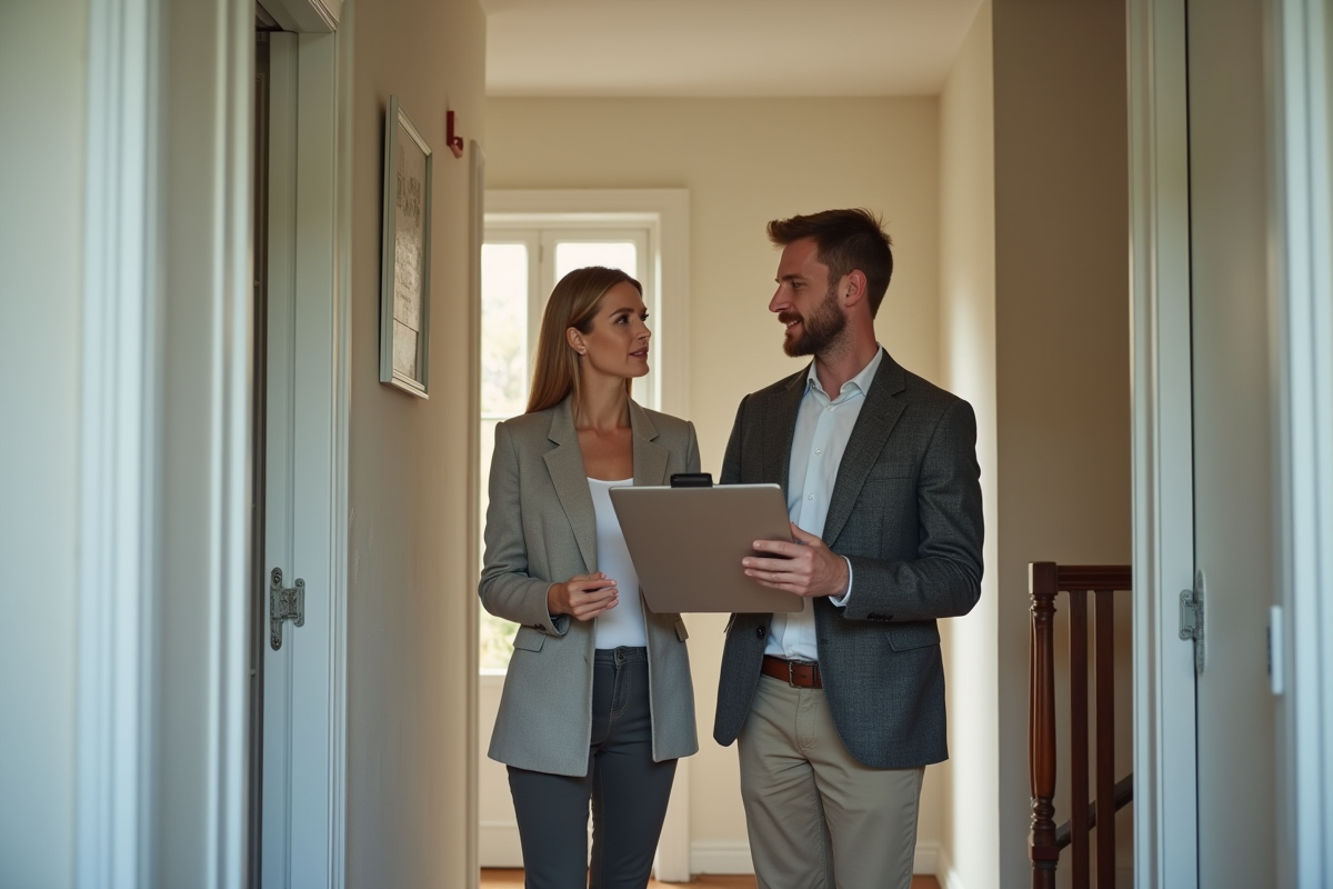 Femme professionnelle discutant d