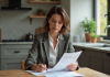 Renégocier son hypothèque : quand et comment agir efficacement ? Femme lisant des documents de pret immobilier à la maison