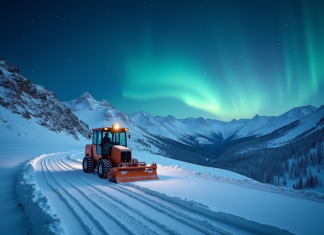 La vie nocturne des dameurs : gardiens du paradis blanc