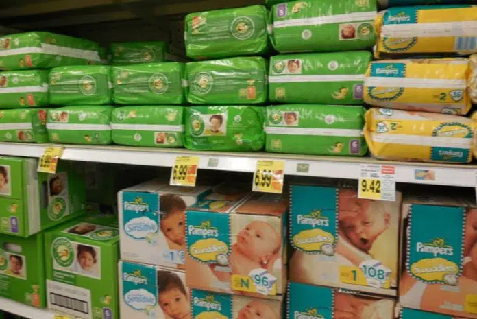 principal concurrent de Pampers