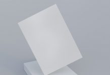 white rectangular box on white surface